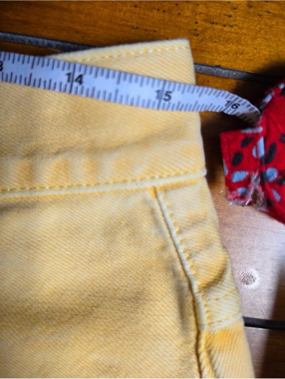 We The Free Yellow Montana Jean Shorts - Picture 12 of 14